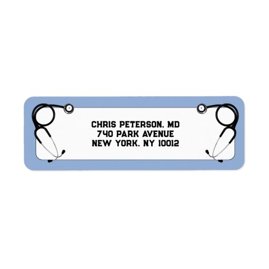 Étiquette École de médecine de docteur (Devant)