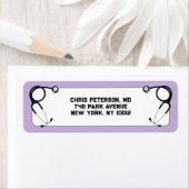 Étiquette École Médicale (En situation)