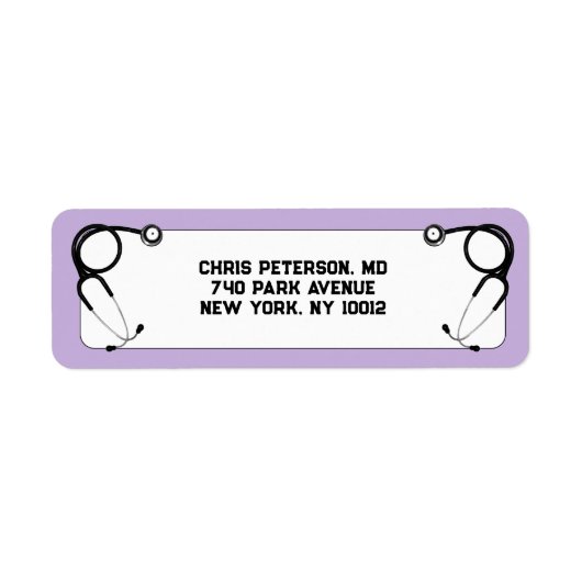 Étiquette École Médicale (Devant)