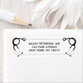 Étiquette École Médicale (En situation)