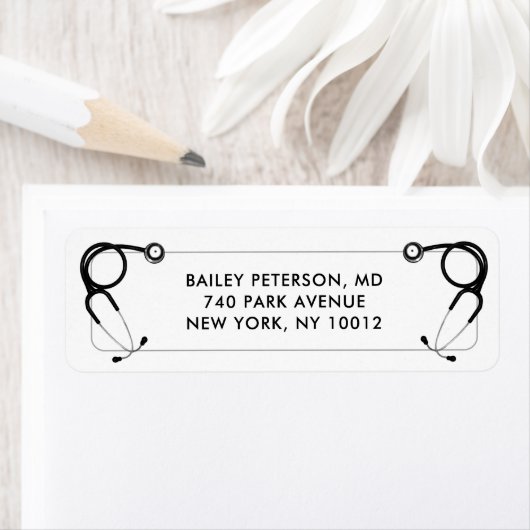 Étiquette École Médicale (En situation)