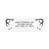 Étiquette École Médicale (Devant)