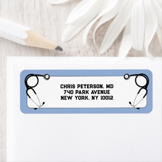 Étiquette École Médicale (En situation)