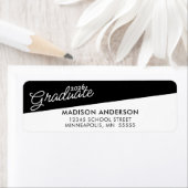 Étiquette Écriture manuscrite 2023 Adresse de retour (En situation)