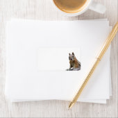 Étiquette Écureuil terrestre (En situation)