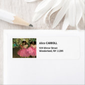 Étiquette Edgar Degas - Danseurs en rose (En situation)