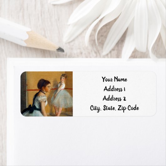 Étiquette Edgar Degas Le Foyer de danse à l'Opéra (En situation)