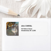 Étiquette Edgar Degas - L'Étoile / Danseuse sur la Scène (En situation)