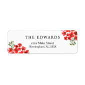 Étiquette Editable Return Address Labels (Devant)