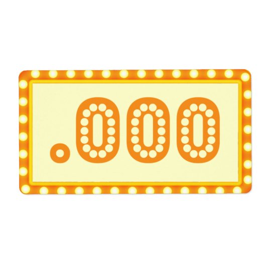 Étiquette - Édition Période (Devant)