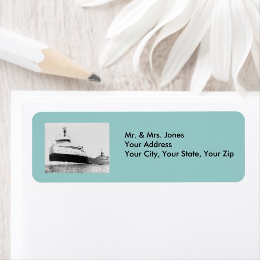 Étiquette Edmund Fitzgerald (En situation)