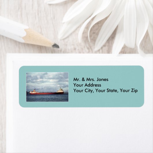 Étiquette Edmund Fitzgerald (En situation)