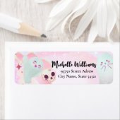 Étiquette éffrayante mignonne (En situation)