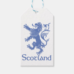 Étiquette effrénée de lion de l'Ecosse, hérita