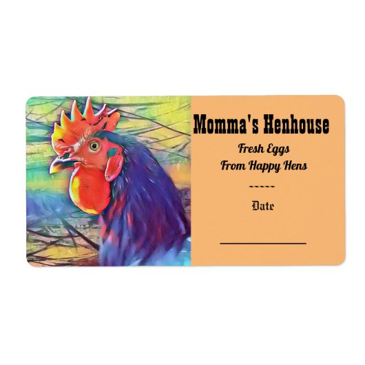 ÉTIQUETTE EGG CARTON LABELS (Devant)