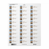 Étiquette Église ancienne (Feuille entière)