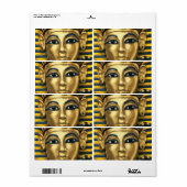 Étiquette Égypte - Toutankhamon (Feuille entière)