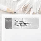 Étiquette Electro - Art fractal (En situation)