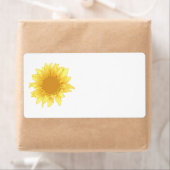 Étiquette Élégance des tournesols (En situation)