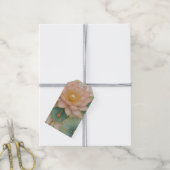 Étiquette Élégance Florale (Avec de la ficelle)
