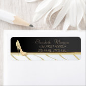 Étiquette Élégant Chic Luxe, Haut Talon (En situation)