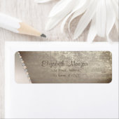 Étiquette Élégant Chiv élégant, Perles (En situation)