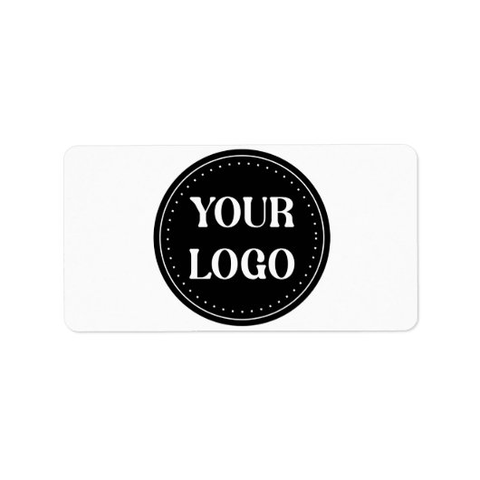Étiquette élégant, contemporain, poli et personnalisable (Devant)