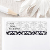 Étiquette Elegant Damask (En situation)