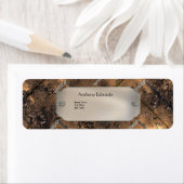 Étiquette Élégant de l'entreprise personnelle Méta (En situation)