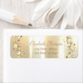 Étiquette Élégant, Élégant, Chic, Faux Gold Stars (En situation)