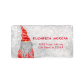 Étiquette Élégant, élégant, nordique Gnome Bokeh (Devant)