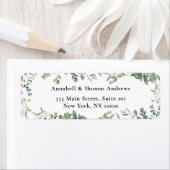 Étiquette Élégant, Eucalyptus (En situation)