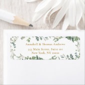 Étiquette Élégant, Eucalyptus (En situation)