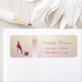 Étiquette Élégant Flore tendance talons hauts (En situation)