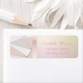 Étiquette Elégant géométrique tendance (En situation)