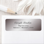 Étiquette Elégant Mariage argent de Sheen Classy (En situation)