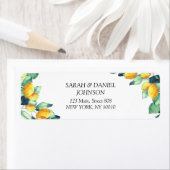 Étiquette Elégant Mariage de la Toscane Weiss Grün (En situation)