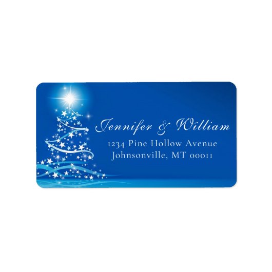 Étiquette Élégant Mariage d'étincelle Winter Wonderland (Devant)