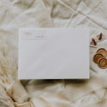 Étiquette Élégant minimaliste Classic Mariage Adresse de ret<br><div class="desc">Famille Invitation et amis avec cette faire-part de mariage minimaliste classique. Personnalisez cette élégante invitation de mariage en y ajoutant les noms, la date, l'heure, le lieu et d'autres détails de l'événement. Pour modifier les détails, cliquez sur "Détails". Pour déplacer le texte ou modifier la taille, la police ou la...</div>
