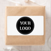 Étiquette élégant, moderne, raffiné et éditable. (En situation)