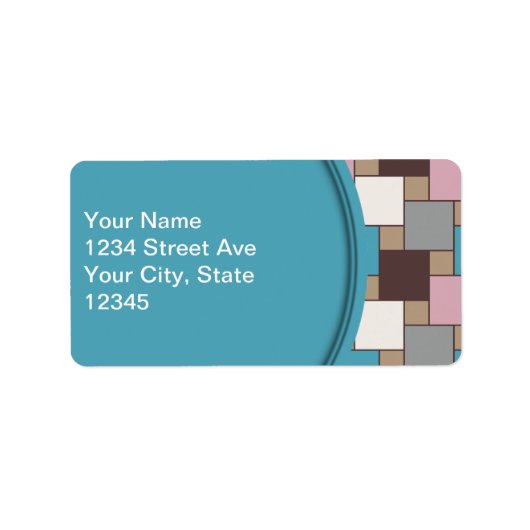 Étiquette Élégant nectar rose (Devant)