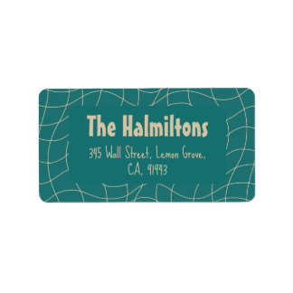 Étiquette Elégant Noël Vintage Whimsy