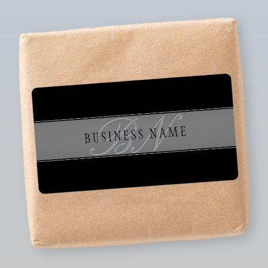 Étiquette Élégant nom d'entreprise/autre texte de script mod