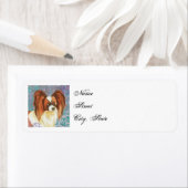 Étiquette Élégant Papillon (En situation)