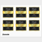 Étiquette élégant personnalisé (Feuille)