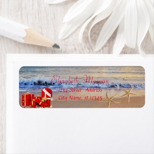 Étiquette Élégant, Présentations de Noël, Plage (En situation)
