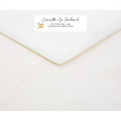 Étiquette Élégant script de calligraphie de mariage