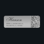 Étiquette Elegant Silver 80th Birthday Adresse de retour<br><div class="desc">Ces élégantes étiquettes d'adresse de retour 80th Birthday en argent et en diamants sont tellement utiles lorsque vous vous adressez aux invitations à votre quatre-vingts anniversaire ou à celui de votre être cher. Chic, tendance et design tout en étant classe. Les polices modernes mais traditionnelles sont nettes et propres et...</div>