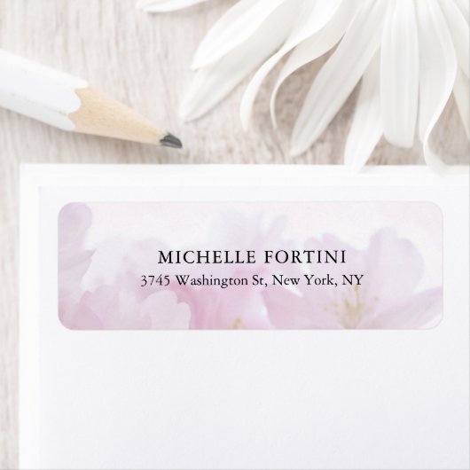 Étiquette Élégant simple moderne (En situation)