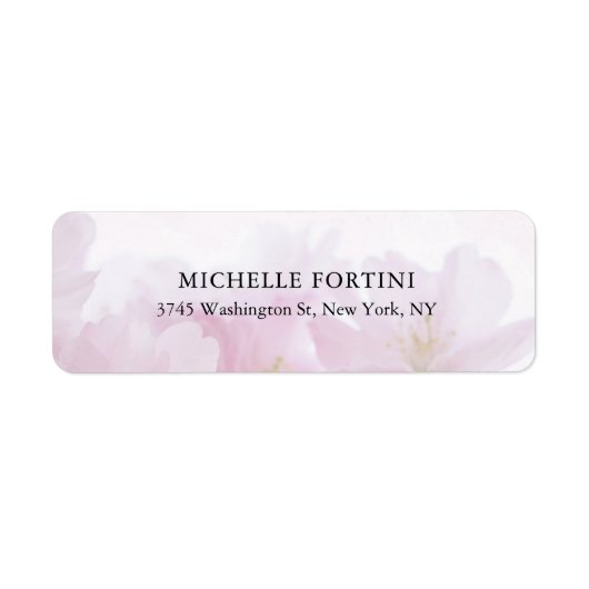 Étiquette Élégant simple moderne (Devant)